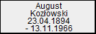 August Kozowski