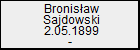 Bronisaw Sajdowski