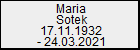 Maria Sotek