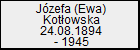 Jzefa (Ewa) Kotowska