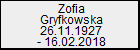 Zofia Gryfkowska