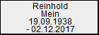 Reinhold Mein