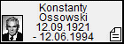 Konstanty Ossowski