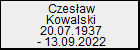 Czesaw Kowalski