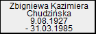 Zbigniewa Kazimiera Chudziska