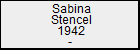 Sabina Stencel