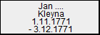 Jan .... Kleyna