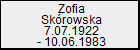 Zofia Skrowska