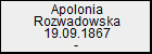 Apolonia Rozwadowska
