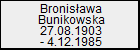 Bronisawa Bunikowska