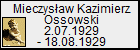 Mieczysaw Kazimierz Ossowski