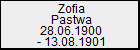 Zofia Pastwa