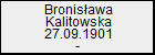 Bronisawa Kalitowska