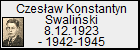 Czesaw Konstantyn Swaliski