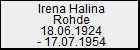 Irena Halina Rohde