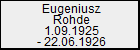 Eugeniusz Rohde