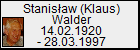 Stanisaw (Klaus) Walder