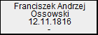 Franciszek Andrzej Ossowski