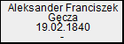 Aleksander Franciszek Gcza