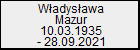Wadysawa Mazur