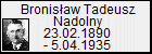 Bronisaw Tadeusz Nadolny