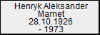 Henryk Aleksander Mamet
