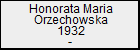 Honorata Maria Orzechowska
