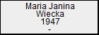 Maria Janina Wiecka