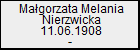Magorzata Melania Nierzwicka