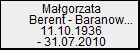 Magorzata Berent - Baranowska