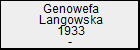 Genowefa Langowska