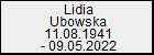 Lidia Ubowska