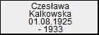 Czesawa Kalkowska