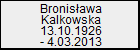 Bronisawa Kalkowska