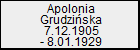Apolonia Grudziska
