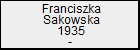 Franciszka Sakowska