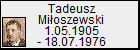 Tadeusz Mioszewski