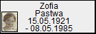 Zofia Pastwa