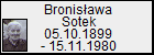 Bronisawa Sotek