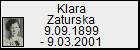 Klara Zaturska