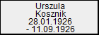 Urszula Kosznik