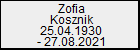 Zofia Kosznik