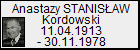 Anastazy STANISAW Kordowski