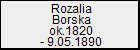 Rozalia Borska