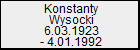 Konstanty Wysocki