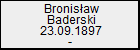 Bronisaw Baderski