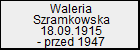 Waleria Szramkowska