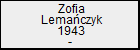 Zofia Lemaczyk