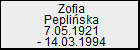 Zofia Pepliska
