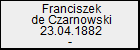 Franciszek de Czarnowski